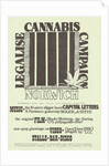 Legalise Cannabis Poster by Rokpool